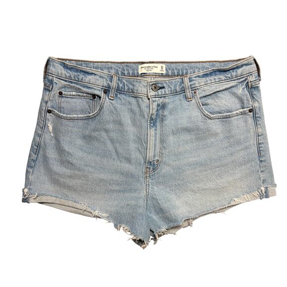 Abercrombie and fitch High Rise Mom Short 33/16 - Picture 2 of 5